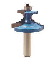 McJING Tools shallow ogee table edge bit with stepped full bead for decorative woodworking edges.