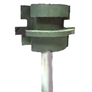 McJING Tools tongue and groove straight bit for woodworking, showing the cutting edge and shank for joinery projects.