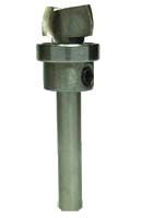 McJING Tools top mounted bearing flush trim bit for precise woodworking and edge trimming with high-speed steel construction.