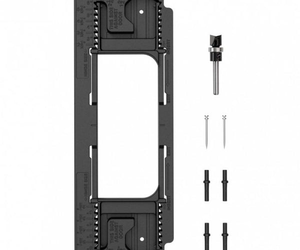Adjustable Door Hinge Jig Router Template