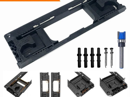 Adjustable Door Hinge Jig Router Template