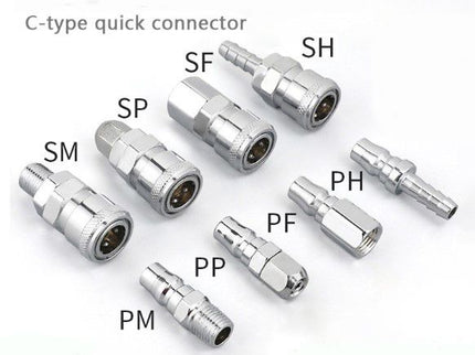 Nitto Style Male Plug / Coupler (1/4" BSP)