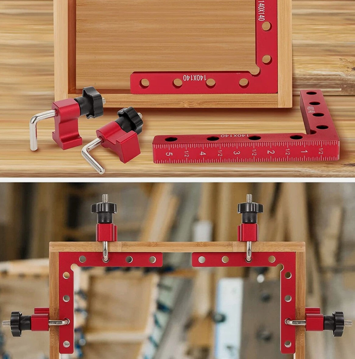Alloy Right Angle Corner with Clamp – McJING Tools