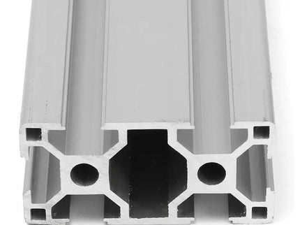 Aluminium extrusion 30x60mm with 8mm groove from McJING Tools, showing a 1-meter length with clean, precise cuts.