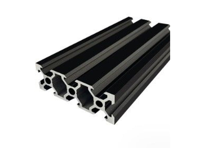 Aluminium Extrusion 20x60 V-Slot Black - 1000mm