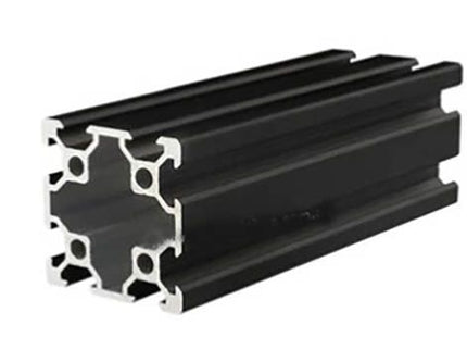 Aluminium Extrusion 40x40 V-Slot Black - 1000mm