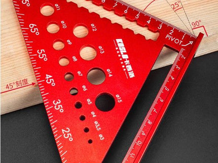 Aluminium Rafter Square with Hole Sizer