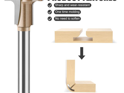 McJING Tools Arc Bending T-Cut Bit for precise metal shaping and bending applications, shown in a close-up view.