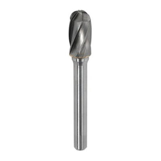 Ball Nosed Cylindrical Carbide Burr (Single Cut) Coarse