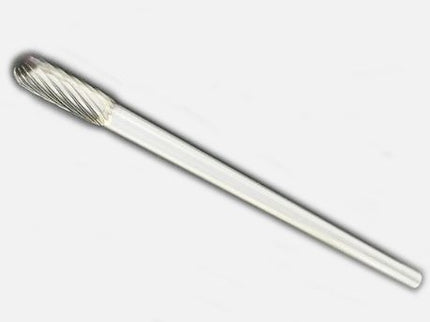 Ball Nosed Cylindrical Carbide Burr (Single Cut) Coarse