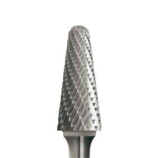 Ball Nosed Cone Carbide Burr (Double Cut)