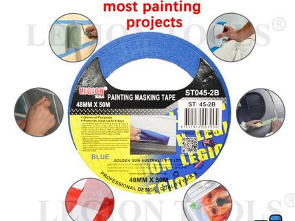 Blue Painting Masking Tape 48mm x 50M