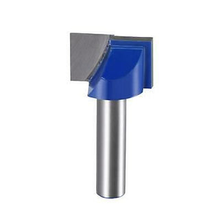 McJING Tools 1/4" shank bottom cleaning router bit for precise woodworking and surface finishing.