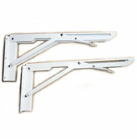Folding Shelf Bracket With Clip Handle