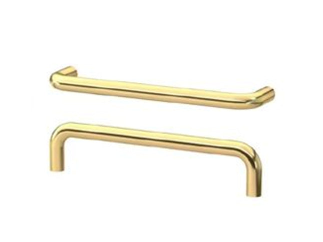 2pc/set Solid Brass U-Type Handle (Chrome/Brass)
