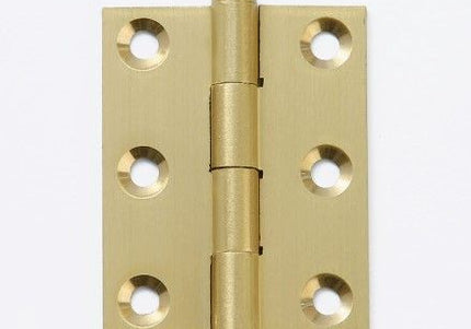 Solid Brass Flat Tipped Butt Hinge