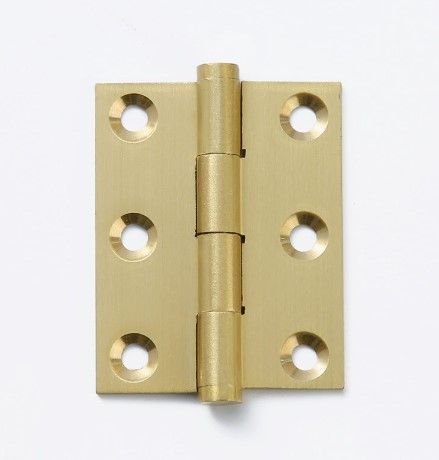 Solid Brass Flat Tipped Butt Hinge