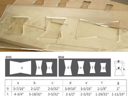 Butterfly Inlay Template