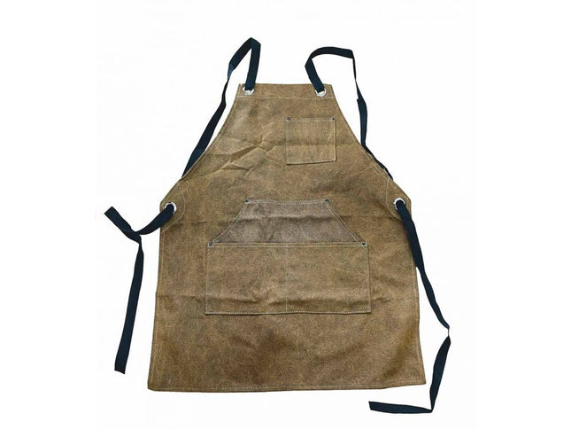 Canvas Woodworking Apron - Khaki