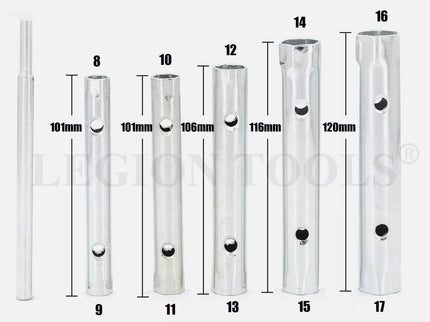 6pcs Tube Spanner Wrench Set