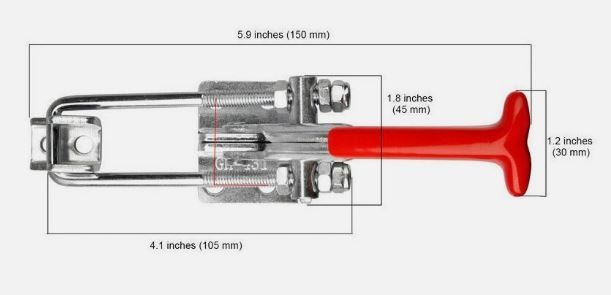 Heavy Duty U Bolt Self-lock Toggle Clamp