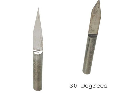 Solid Carbide D-Cutter (20°/30° point) 6mm Shank