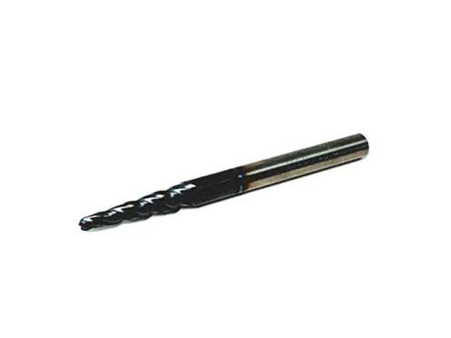 Solid Carbide Taper Upcut Spiral Bit (Three Flutes)