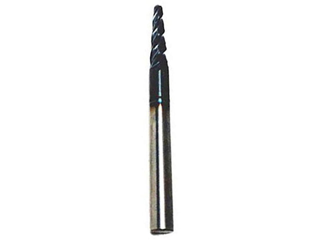 Solid Carbide Taper Upcut Spiral Bit ( Ball-End )