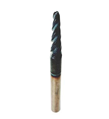 Solid Carbide Taper Upcut Spiral Bit (Three Flutes)