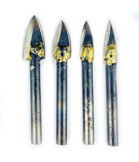 4pc Tree Head Carbide Tipped Wood Carving Bit Set ( 6mm Shank )