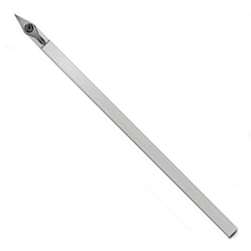 Diamond Shape Carbide Replaceable Tip 10x30mm Woodturning Blank, 10x10x235mm