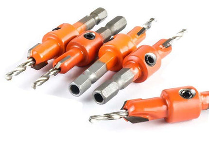 Carbide Tipped Drill & Countersink with Quick Change Shank