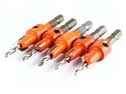 Carbide Tipped Drill & Countersink with Quick Change Shank