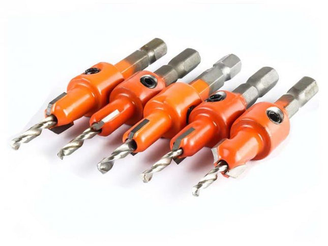 Carbide Tipped Drill & Countersink with Quick Change Shank