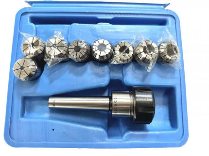 ER32 Collet Chuck with Shank + 8pcs Collets