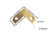 26 x 26mm Corner Brackets (Pack 4)