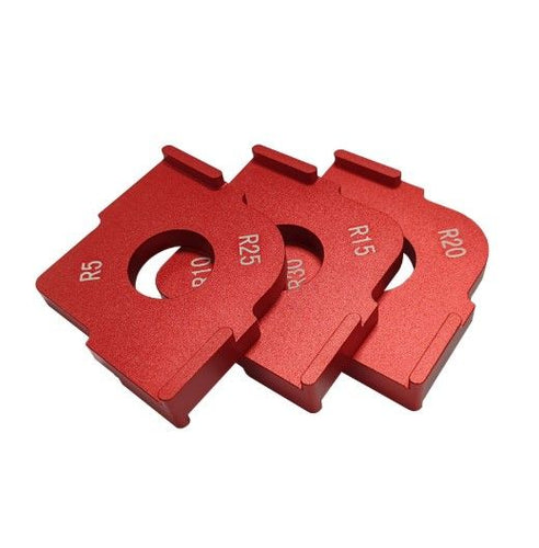 3pc Set Corner Radius Jig Router Templates