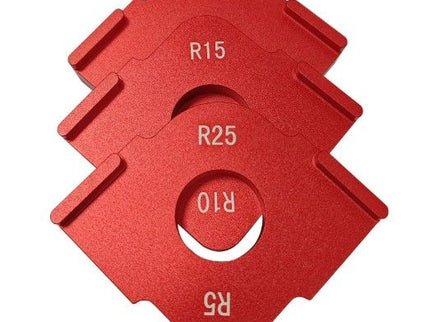 3pc Set Corner Radius Jig Router Templates
