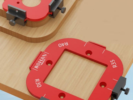 2pc/set Corner Radius Jig Router Templates (R10~R50)