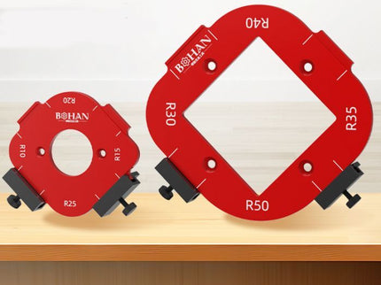 2pc/set Corner Radius Jig Router Templates (R10~R50)