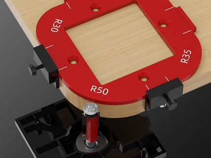 2pc/set Corner Radius Jig Router Templates (R10~R50)