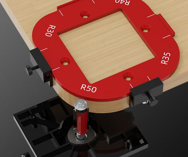 2pc/set Corner Radius Jig Router Templates (R10~R50)