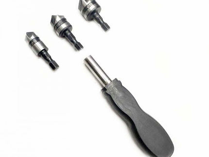 3 in 1 Countersink Set / Handle