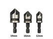 3pc/set ( 12mm 16mm 19mm ) Hex Shank ( No Handle )