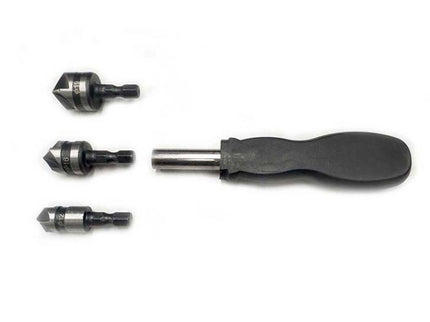 3 in 1 Countersink Set / Handle