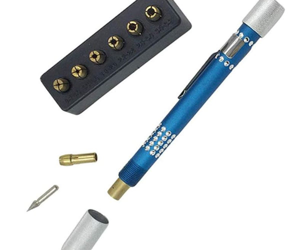 Pin Vice With 6 Collets