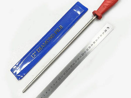 Diamond Round File (Knife Honed Steel)