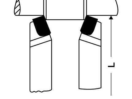 Brazed Tip Rough Turning Bit (Right)