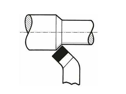 Brazed Tip Bevel Turning Bit (Right)