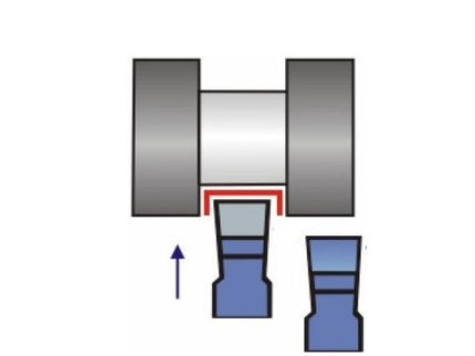 Brazed Tip Square End Turning Bit